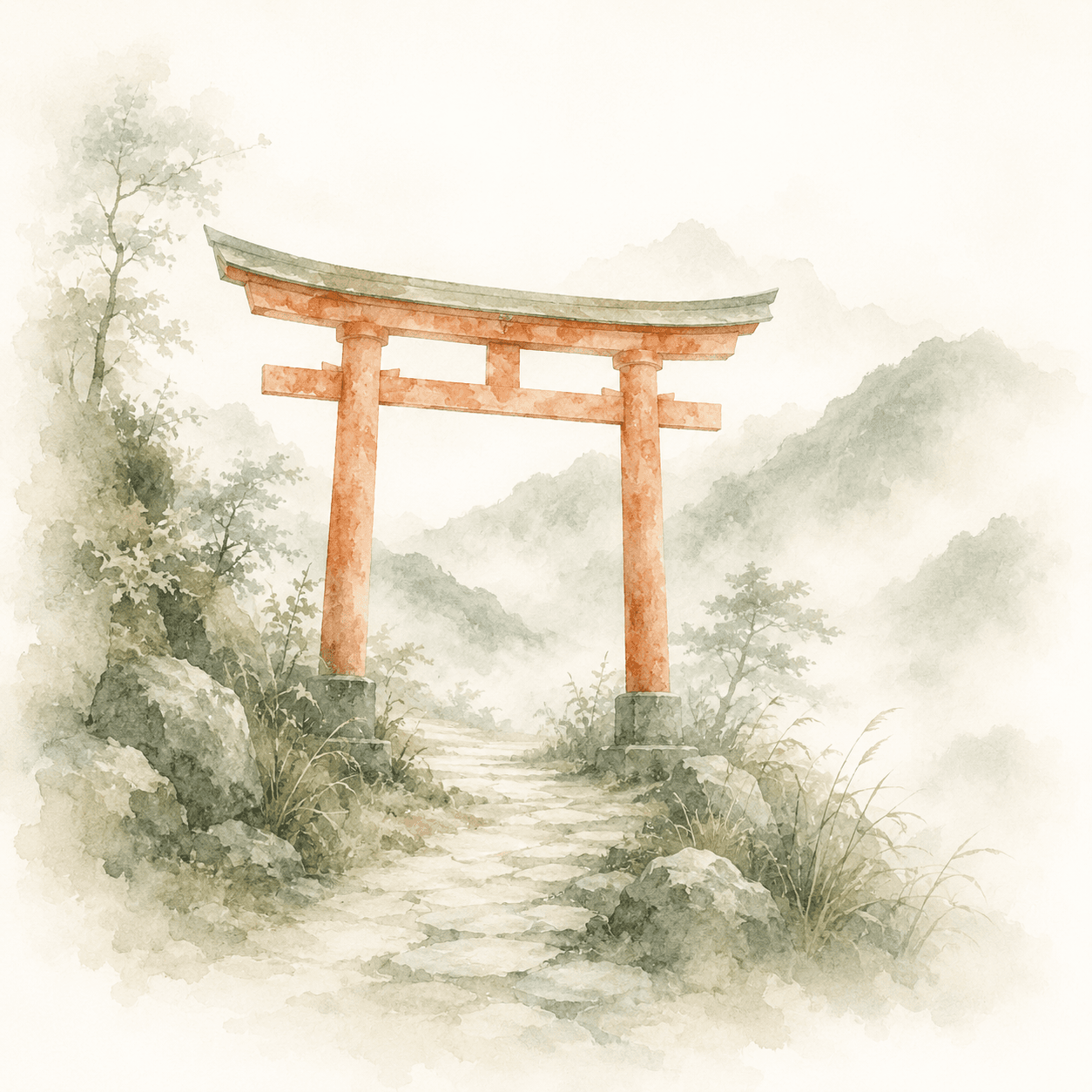 Fushimi Inari Torii-Tore in Kyoto