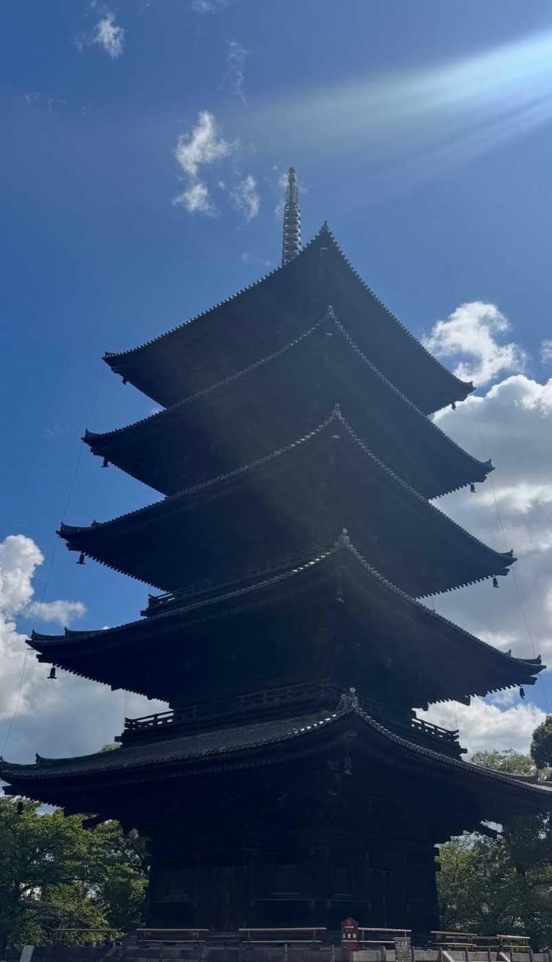 Fünfstöckige Pagode des To-ji in Kyoto